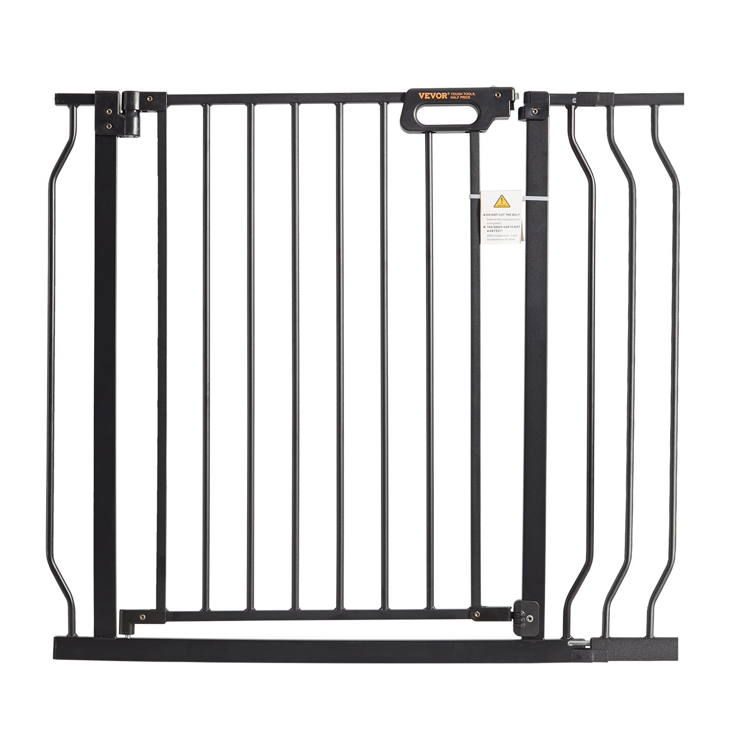 VEVOR 30" High Pet Gate, 29.5"-39" Wide, Auto Close, Black