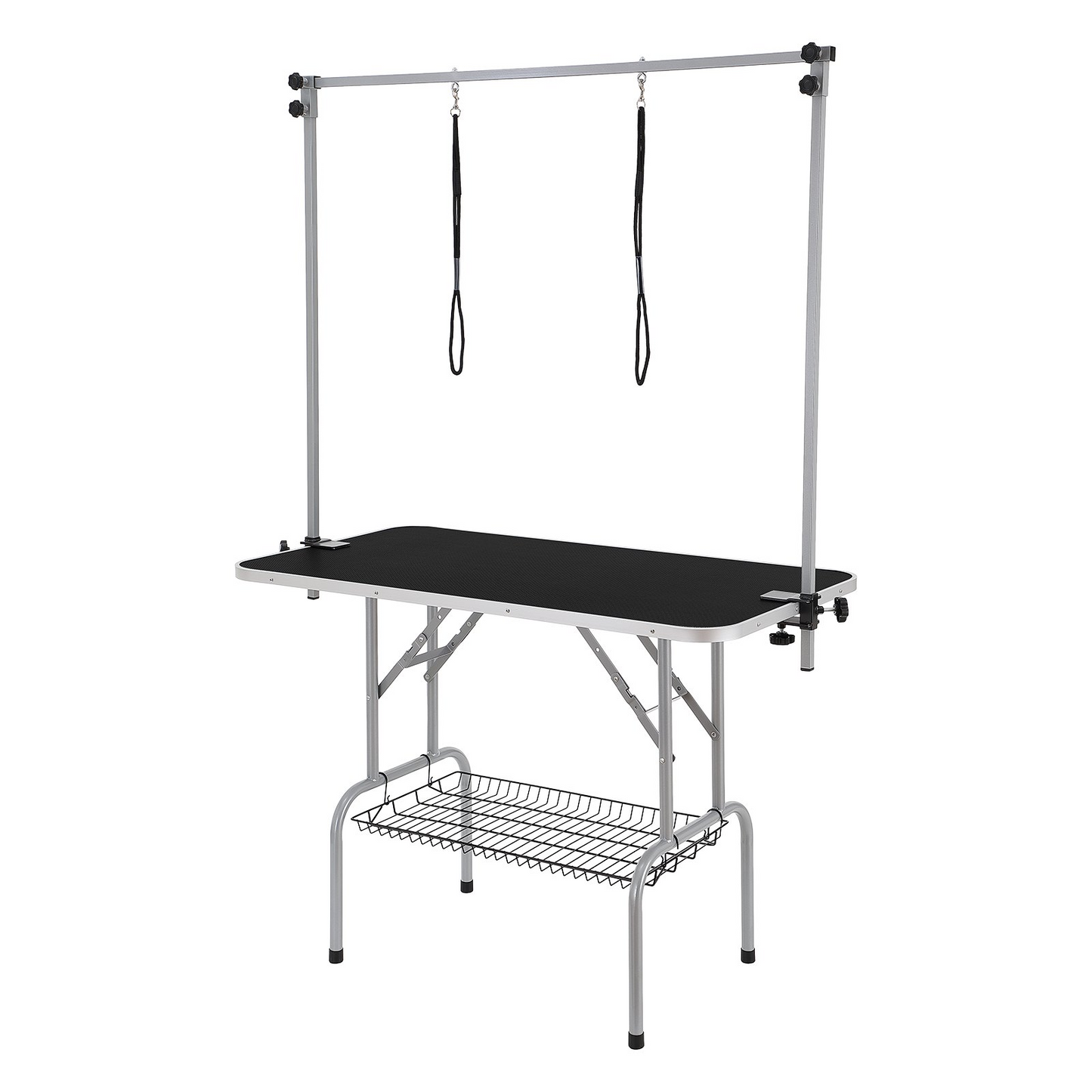 VEVOR 46" Pet Grooming Table with Dual Arms, Foldable, 330lbs Capacity