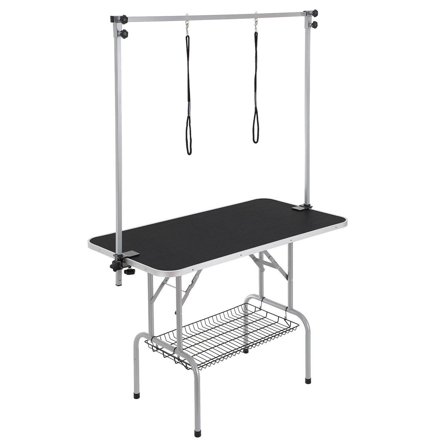 VEVOR 46" Pet Grooming Table with Dual Arms, Foldable, 330lbs Capacity