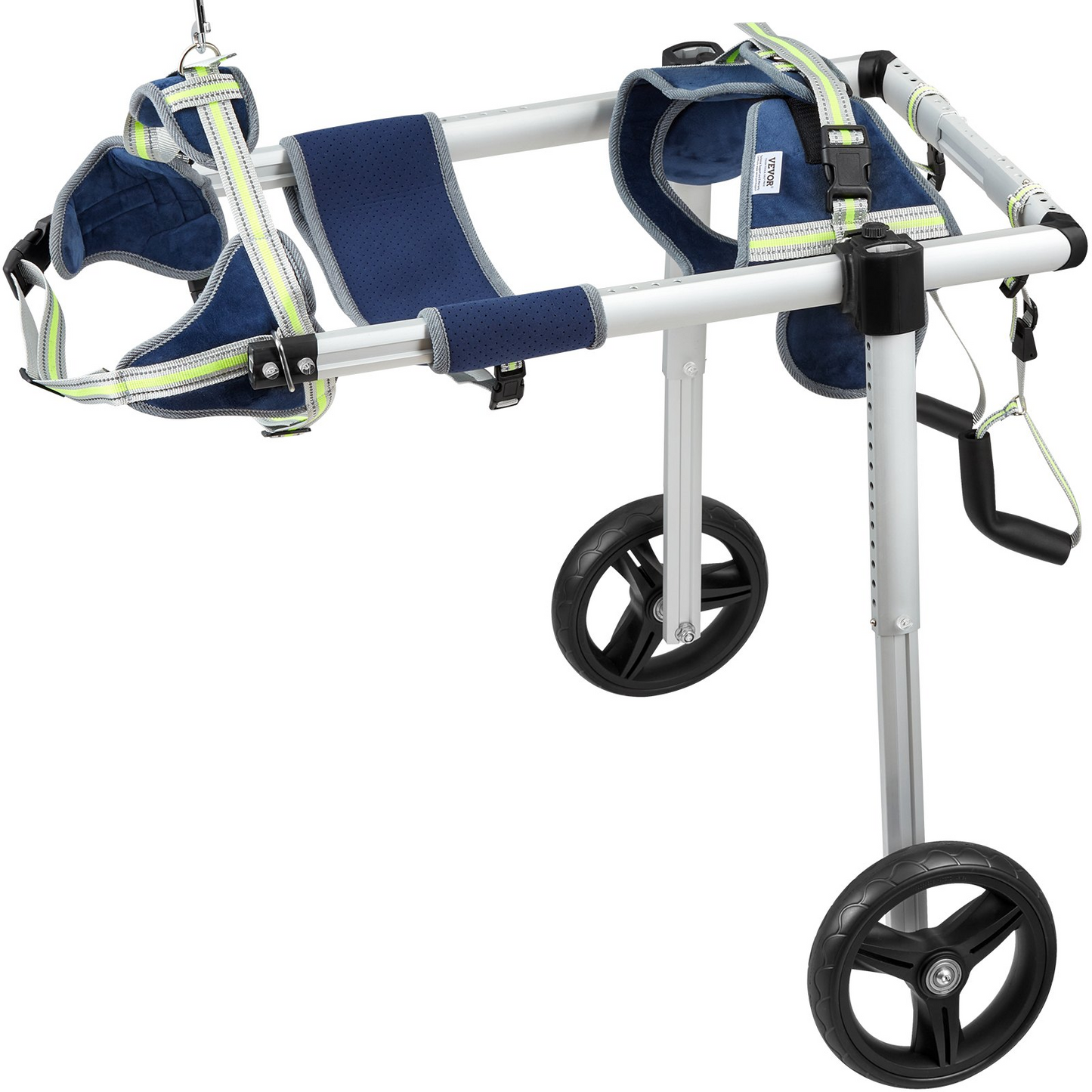 VEVOR Large Dog Wheelchair, 2-Wheel, Adjustable for Back Legs, Lightweight