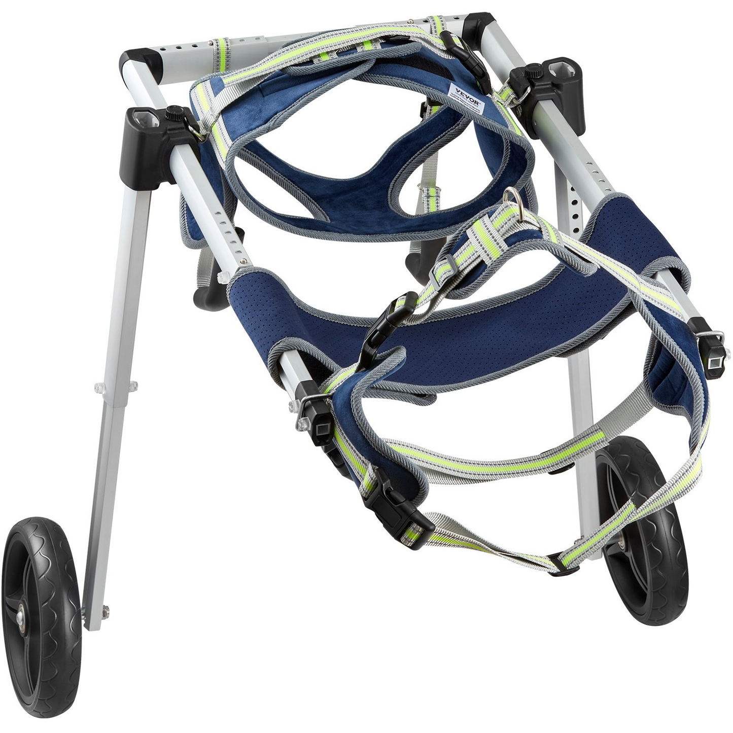 VEVOR Large Dog Wheelchair, 2-Wheel, Adjustable for Back Legs, Lightweight