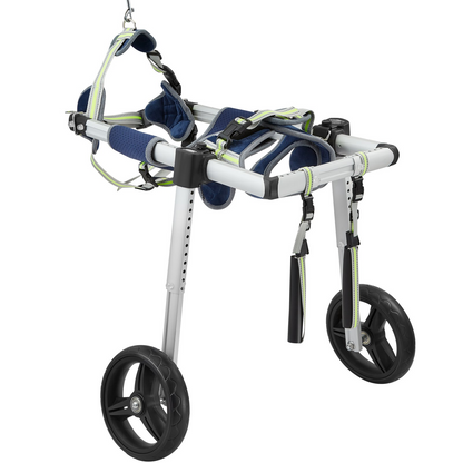 VEVOR Medium Dog Wheelchair, 2-Wheel, Adjustable, Lightweight for Back Legs