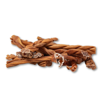 Braided Collagen Stick Dog Treats - 6 Inch Thick (25-case)