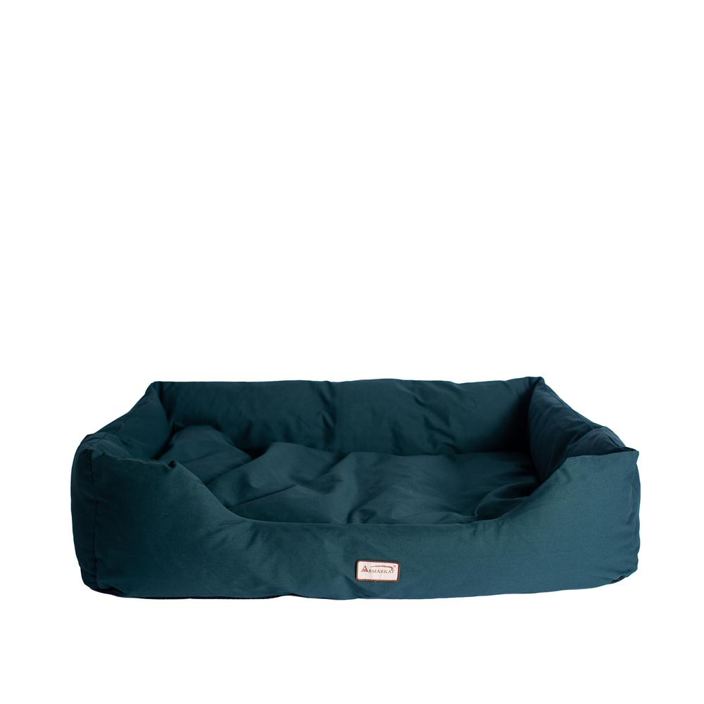 Large Laurel Green Bolstered Pet Bed - Armarkat D01FML-L