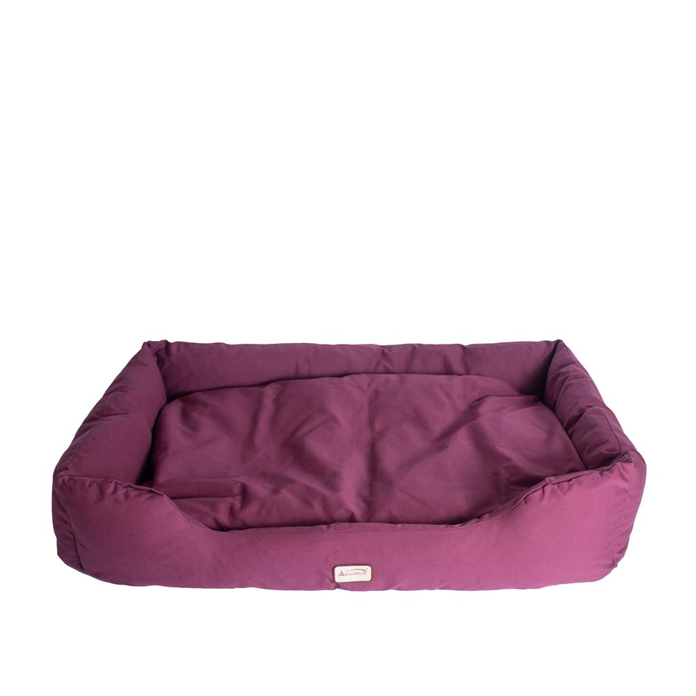 Armarkat Extra Large Burgundy Bolstered Pet Bed