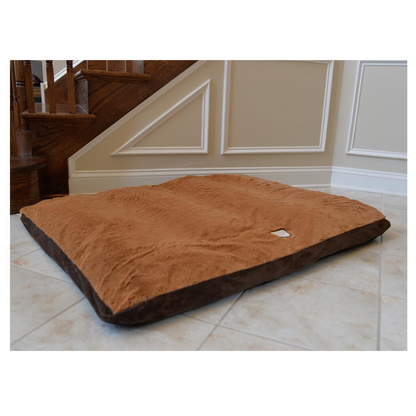 Armarkat  Extra Large Pet Bed Mat in Mocha & Earth Brown, Faux Suede & Soft Plush